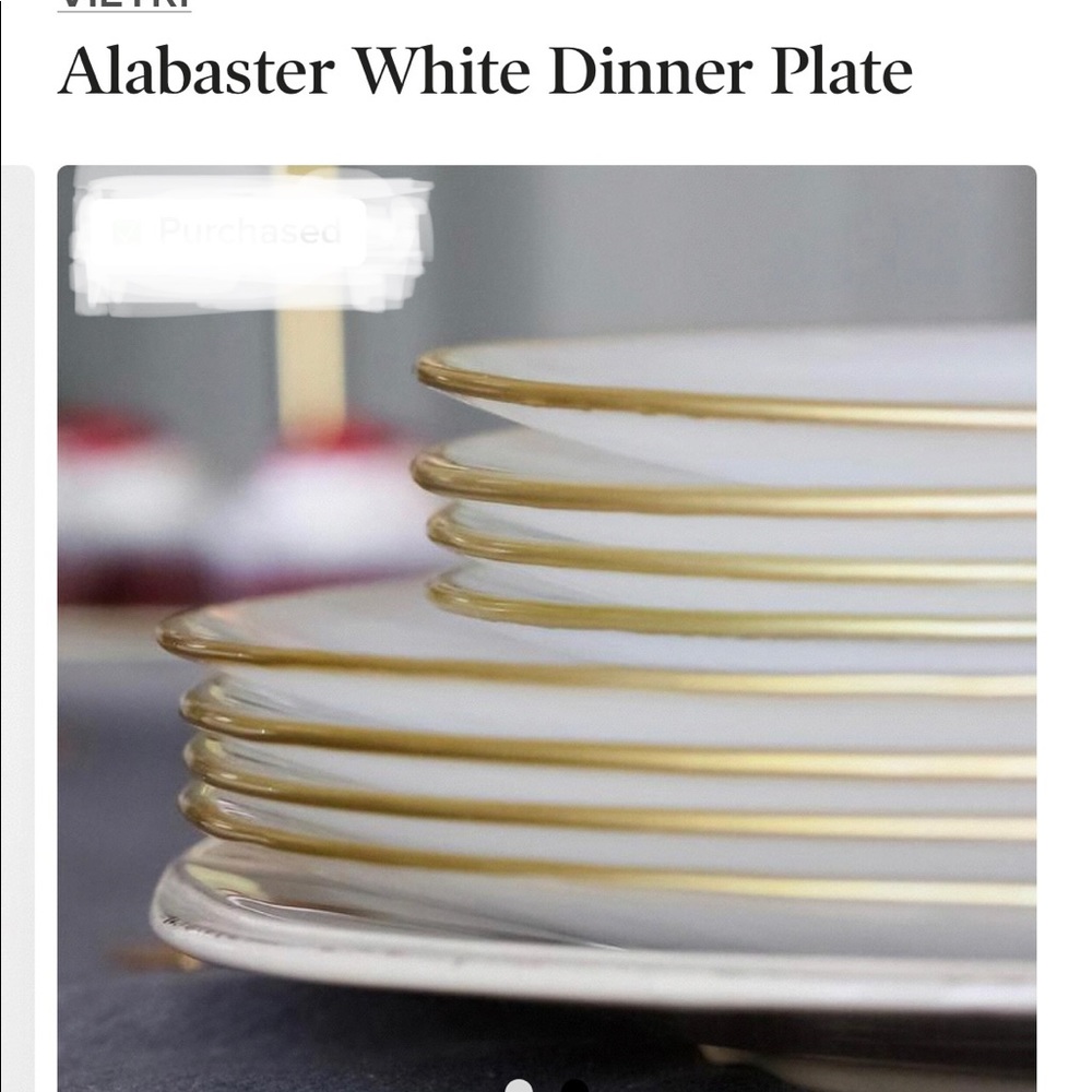 Glass Dinnerware by Vietra.